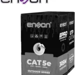 Bobina De Cable Cat5E Utp Enson Epro-Cat5E-Ou, 305 Metros, Negro
