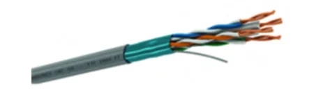 Bobina De Cable Ftp Condumex 66777635 Cat 6A / Blindaje De Aluminio, 4 Pares, 23Awg, Pvc, Cmr, Gris, 305Mts