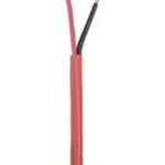 Bobina De Alambre Genesis 4306-1104/1000 Resistente A La Intemperie P/Aplicaciones En Sistemas De Deteccion De Incendio Y Sistemas De Evacuacion/2X18 Awg/305M/Color Rojo