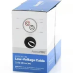 Bobina De 305Mts Accesspro Access-182 Con 2 Cables Calibre 18/Frpvc/Cm/Para Aplicaciones En Control De Acceso/Cubierta Exterior De Pvc Con Proteccion Anti-Flama/Color Blanco