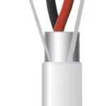Bobina De Cable 2X22 Awg Blindado Genesis 2202-1101 Riser/305M/Color Blanco