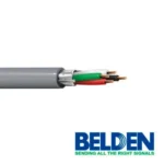 Bobina De 305Mts Belden 5202Fe 0081000/Cable Para Seguridad Y Sonido/Forro Pvc/4 Conductores Calibre 16 Awg Multifilar/100% Cobre Blindado/P/Interior/Color Gris