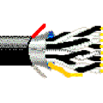 Bobina De 305Mts Belden 5202Fe 0081000/Cable Para Seguridad Y Sonido/Forro Pvc/4 Conductores Calibre 16 Awg Multifilar/100% Cobre Blindado/P/Interior/Color Gris