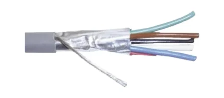 Bobina De Cable Calibre 22, Viakon 9290 Cmr, 6 Conductores, Blindado, 305 Metros, Color Gris