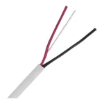 Bobina De Cable Linkedpro Lp218W/1000 2 X 18 Awg/Color Blanco/Cm/Para Sistemas De Seguridad Y Alarmas/305Mts