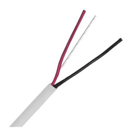 Bobina De Cable Linkedpro Lp218W/1000 2 X 18 Awg/Color Blanco/Cm/Para Sistemas De Seguridad Y Alarmas/305Mts