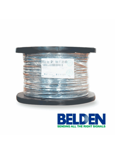 Bobina De Cable Para Alarma Belden 5502Ue 0081000 Calibre 22 Awg/305 M/Color Gris