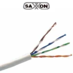 Bobina De Cable Utp Cat5E Saxxon Outp5Ecop305Bc 100% Cobre/Interior/Para Cableado De Redes Y Video/305M/Color Blanco