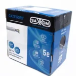 Bobina De Cable Utp Cat5E Saxxon Outp5Ecop305Bc 100% Cobre/Interior/Para Cableado De Redes Y Video/305M/Color Blanco