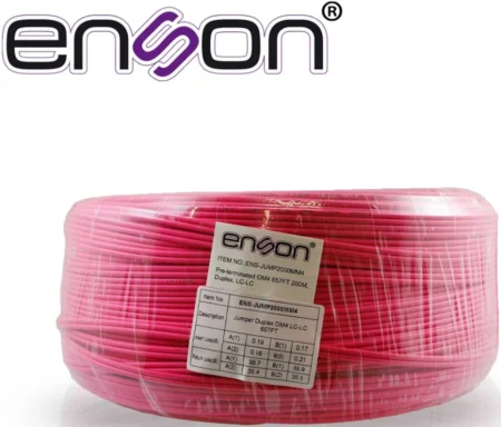 Bobina De Fibra Optica Enson Ens-Jump2000Mm4 Multimodo Om4 Armada Y Terminada De 200 Mts