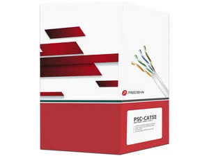 Bobina De Cable Utp Cat5E Precision Psc-Cat5Ext-Gel 100% Cobre/De 4 Pares/305M/Color Negro