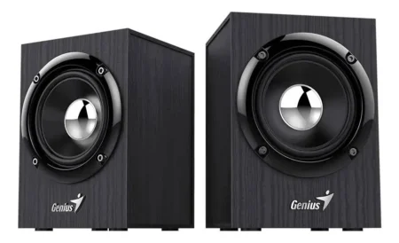 Bocinas Para Computadora 2.0 Alambrica/Inalambrica Genius Sp-Hf385Bt/4W Rms/Color Negro/31730046400
