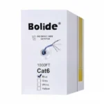 Bobina De Cable De Red Utp Bolide Cat6 23Awg 550Mhz 305Mts Cobre Blanco Bp0033/Cat6/Cmr-White