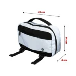 Bolsa Cangurera Techzone Tzfnd06-B Poliester/Color Blanco Con Negro