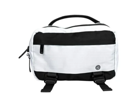 Bolsa Cangurera Techzone Tzfnd06-B Poliester/Color Blanco Con Negro