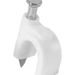 BOLSA CON 500 GRAPAS VOLTECK GCU-6BG 6MM/PARA CABLE REDONDO/COLOR BLANCO