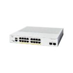 Switch Cisco Gigabit Ethernet Catalyst 1300 C1300-16P-2G De 16Puertos/Administrable/Con 120W/2 Puertos Sfp/Incluye Cable Cab-16Awg-AC/36Gbit/S/16000 Entradas