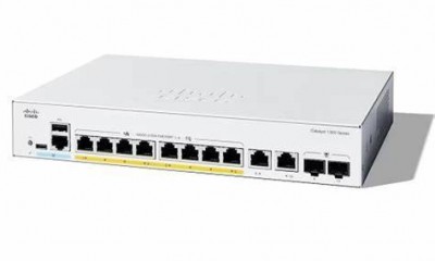Catalyst 1300 8-Port Ge PoE Ext Ps 2X1G Combo