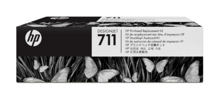 HP 711 Cabezal Y Kit Tinta Amplio Formato C1Q10A