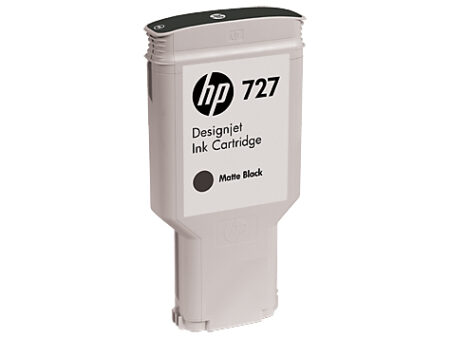 HP 727 Negro Matte 300Ml Tinta Amplio Formato C1Q12A