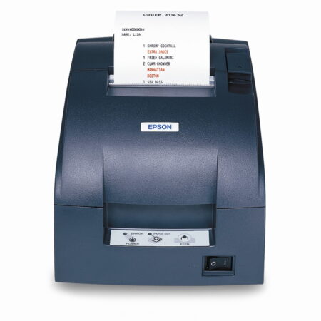 Impresora De Tickets Pos Epson Tm-U220A-153, Matriz/6 Lps/76Mm/Serial/Negro, C31C513153