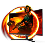 Monitor 32" AOC C32G3E 1920X1080P 165Hz/2Hdmi/VGA/Displayport/Aspecto 16:9/Bisel Ultra Delgado