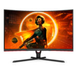 Monitor 32" AOC C32G3E 1920X1080P 165Hz/2Hdmi/VGA/Displayport/Aspecto 16:9/Bisel Ultra Delgado