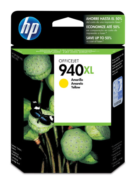 CARTUCHO DE TINTA HP 940 XL AMARILLO 1,400 PAGINAS C4909AL