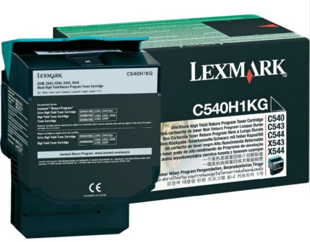 Cartucho Tóner Lexmark – 2500 Páginas, Negro, Laser
