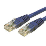 Cable 91Cm Red Utp RJ45 Cat6 Ethernet Gigabit Moldeado Azul .