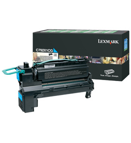 Cartucho Tóner Lexmark – 20000 Páginas, Cian, Laser, Negro