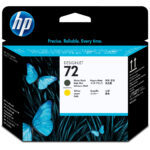 CABEZAL DE IMPRESION HP LF 72 NEGRO MATE AMARILLO C9384A