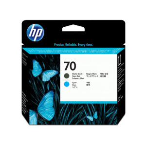 CABEZAL DE IMPRESION HP LF 70 COLOR NEGRO MATE/CIAN, C9404A