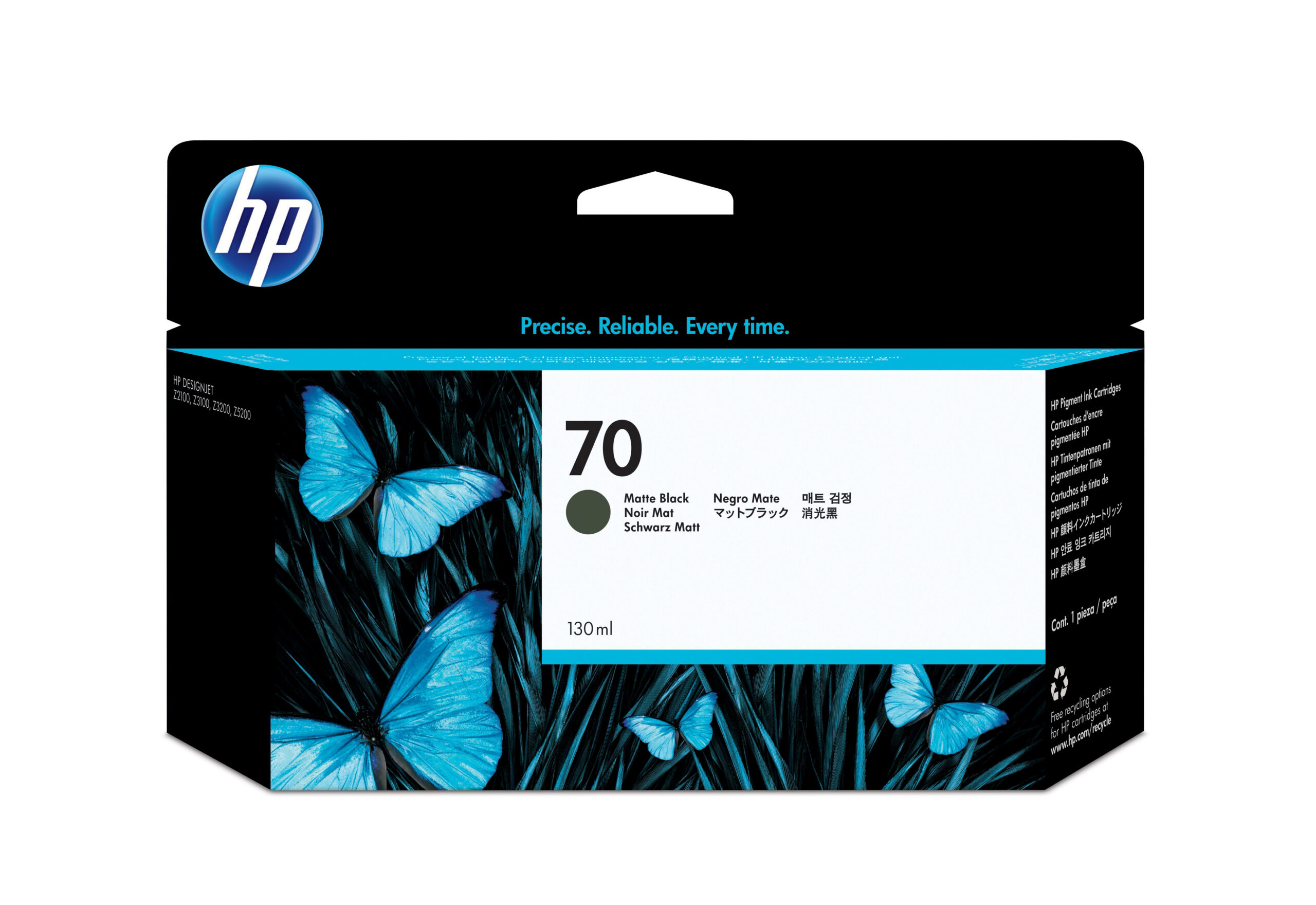 TINTA HP NEGRO MATTE 130ML AMPLIO FORMATO, C9448A