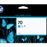 TINTA HP 70 PIGMENTO CYAN 130ML AMPLIO FORMATO, C9452A