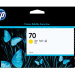 Tinta HP 70 Pig Amarillo 130Ml Amplio Formato, C9454A