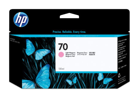 Tinta HP 70 P Magenta Claro 130Ml Amplio Formato, C9455A