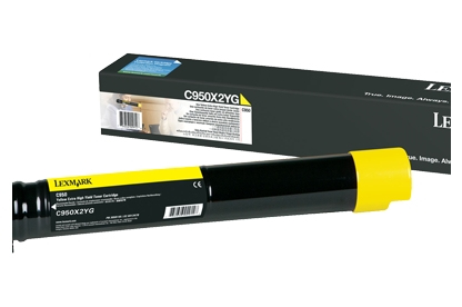 Cartucho Tóner Lexmark – 24000 Páginas, Amarillo, Laser, Negro