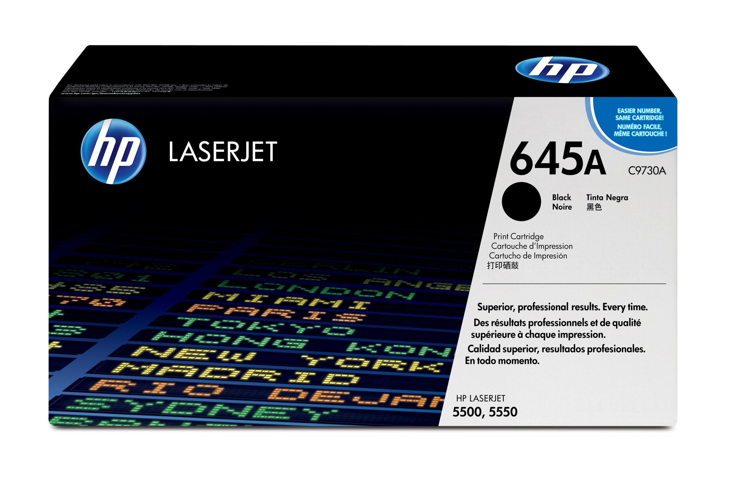 TONER HP C9730A NEGRO P/LASERJET 5500