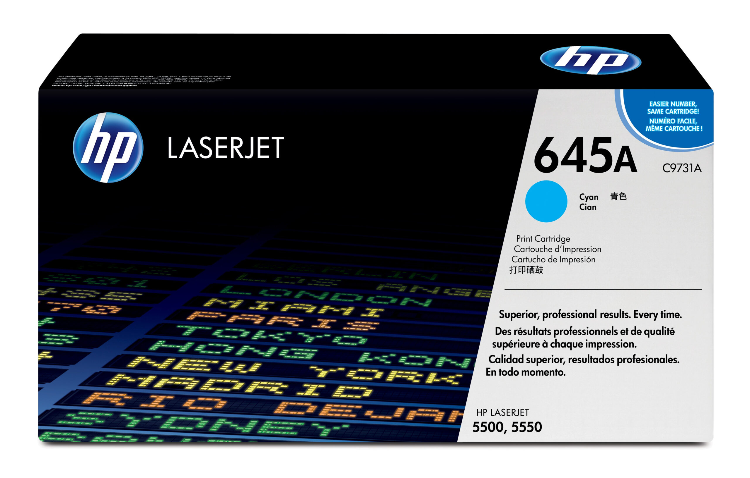 TONER HP C9731A CYAN P/LASERJET 5500