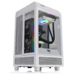 Gabinete Thermaltake Tower 100 Snow,  Con Ventana Rgb, Mini-Tower, Mini-Itx, USB 3.0, Sin Fuente