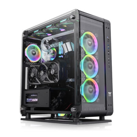 Gabinete Thermaltake Core P6 Tg Negro Semi Torre, ATX/Mini-Itx/Micro-ATX, USB 2.0/3.0, Sin Fuente, Sin Ventiladores Instalados