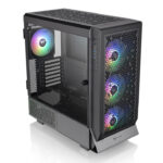 GABINETE THERMALTAKE CERES 500 TG ARGB/MIDI-TOWER/VENTANA/SIN FUENTE/4 VENTILADORES INSTALADOS/COLOR NEGRO/EATX/MINI-ITX/CA-1X5-00M1WN-00