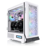 Gabinete Thermaltake Ceres 500 Tg Argb Snow Mid Tower, ATX/E-ATX/Micro ATX/Mini-Itx, USB 3.0, Sin Fuente, 4 Ventiladores Instalados Argb