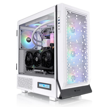 Gabinete Thermaltake Ceres 500 Tg Argb Snow Mid Tower, ATX/E-ATX/Micro ATX/Mini-Itx, USB 3.0, Sin Fuente, 4 Ventiladores Instalados Argb