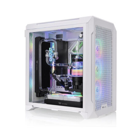 Gabinete Thermaltake Cte C700 Air Snow/Midi-Tower/Ventana/Sin Fuente/3 Ventiladores Instalados/USB 3.0/Color Blanco/ATX/Mini-Itx/Ca-1X7-00F6Wn-00