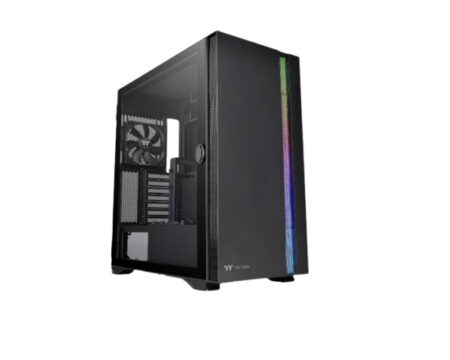 GABINETE THERMALTAKE H700 TG/MEDIA TORRE/VENTANA TEMPLADA/SIN FUENTE/USB 2.0/USB 3.0/2 VENTILADORES LED INSTALADOS/COLOR NEGRO/ATX/MICRO-ATX/MINI-ITX/EATX/CA-1Y1-00M1WN-00