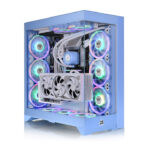 Gabinete Thermaltake Cte E600 Mx Hydrangea Blue Mid Tower Chassis, ATX/Mini-Itx/Micro-ATX/E-ATX, USB 3.0, Sin Fuente, Sin Ventiladores Instalados