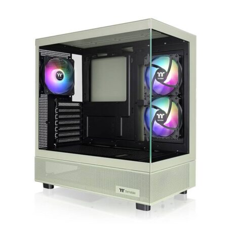 Gabinete Thermaltake View 270 Tg Argb Plus/Midi-Tower/Ventana/Sin Fuente/3 Ventiladores Instalados/USB 3.0/Color Verdeatx/Eatx/Micro-ATX/Ca-1Y7-00Mewn-01