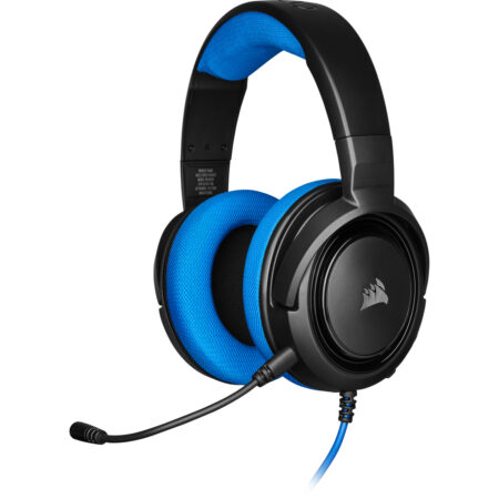 Diadema Audifono C/Microfono Corsair Hs35 Stereo Gaming Azul, 3.5Mm, Ca-9011196-Na
